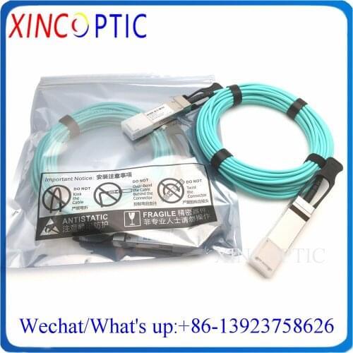 40G QSFP+ to QSFP+ AOC 45m 50m 100m MPO SFP Module OM3 Active Optical Cable Dell(Force10)CBL-QSFP-40GE Compatible 40G QSFP+ AOC