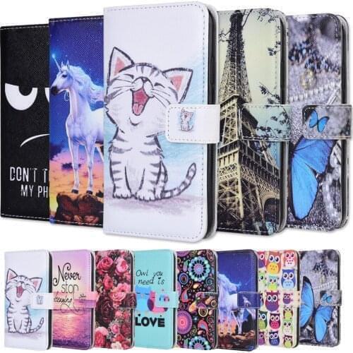 Cartoon Wallet Flip Case for Xiaomi Mi A3 A2 A1 5X 6X Mi 9T 8 9 Lite CC9 CC9e Poco F2 Pro Pocophone F1 Redmi 8 8A 7 7A Case
