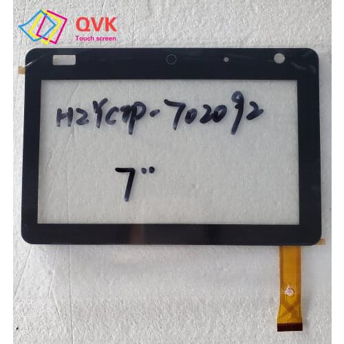 Black 7 inch touch screen P/N HZYCTP-702092 Tablet Capacitive Touch Screen Panel Repair Replacement Parts Free Shipping