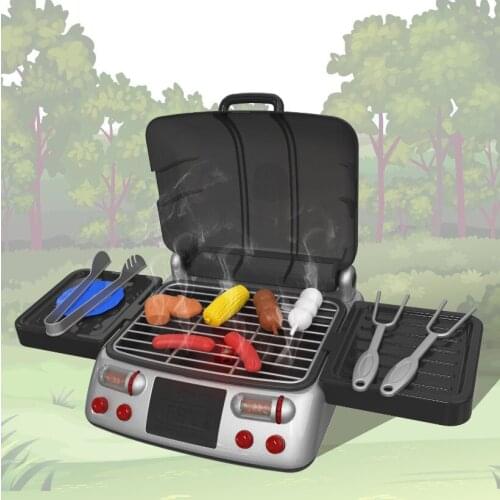 Electric burn oven kitchen barbecue string class children toys suit childrens play toys