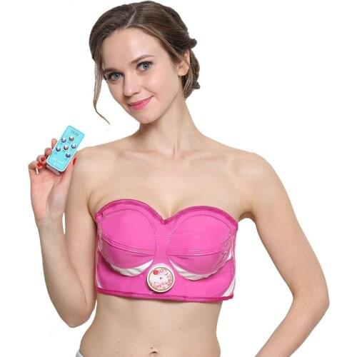 Electric Bra Breast Massager Breast Enhance Chest Pulse Fat Burn Breast Pain Relief SPA Machine Physiotherapy Instrument