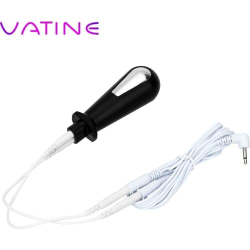 VATINE Electric Shock Anal Vaginal Plug Masturbator Medical Themed Toys Sex Toys For Men Women Electro Massage Sex Products