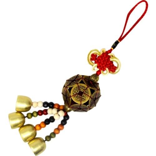 Feng Shui Ball Coin Bell Hanging Windchime W3923