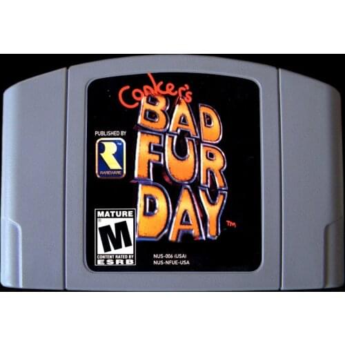 64bit game ** Conkers Bad Fur Day ( USA Version!! English Language!! )