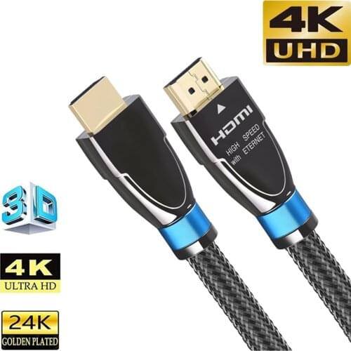 HDMI cable 2.0 4k ultra hd connector 60Hz HDMI adapter Home audio cable for projector mac mini ps2 ps4 ps5 xbox series x 2m 10m