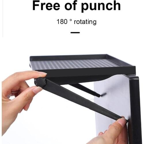 Computer Monitor Rack ABS for LCD TV Top Screen Bracket Creative Multifunctional Storage Rack Computer Screen Shelf Accessories