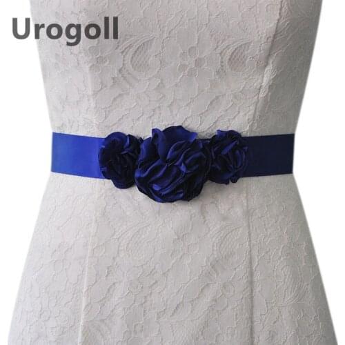 Fashion Flower Belt Womens Sash Belt Wedding Bride Bridesmaid Belt Bridal Dress Belt Wedding Flower Belt Girl Party Dress Up