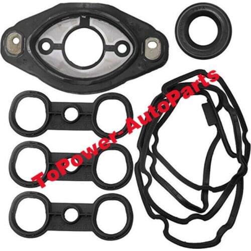 OEM 11127552280 1112755969 Adjuster Camshaft Eccentric Shaft Seal & Valve Cover Gasket Kit for BMWW 128I 323I 328I 528I X3 X5 Z4