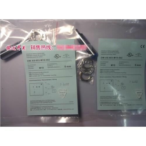 Original new 100% special sales boutique new sensor DW-AS-603-M18-002 proximity switch