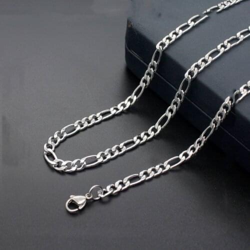 Fashion new titanium steel necklace NK letter combination necklace chain Stainless steel chain trend jewelry hot sale