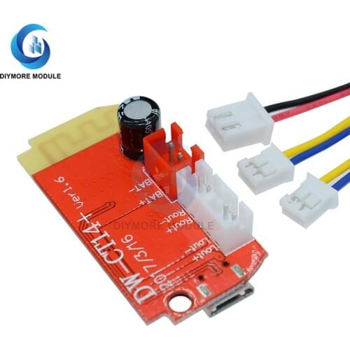 DC 3.7V 5V 3W Digital Audio Amplifier Board Dual Plate Bluetooth Speaker Modification Sound Music Module Micro USB