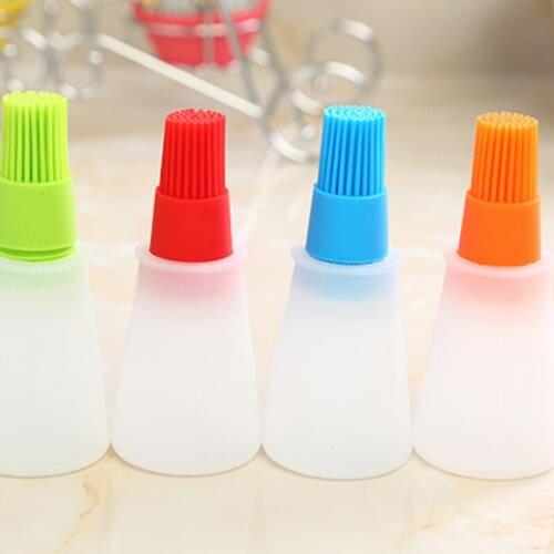 Portable Barbecue Oil Brush Silicone Baking Kitchen Oil Brush High Temperature Bakeware Tool SUB Sale