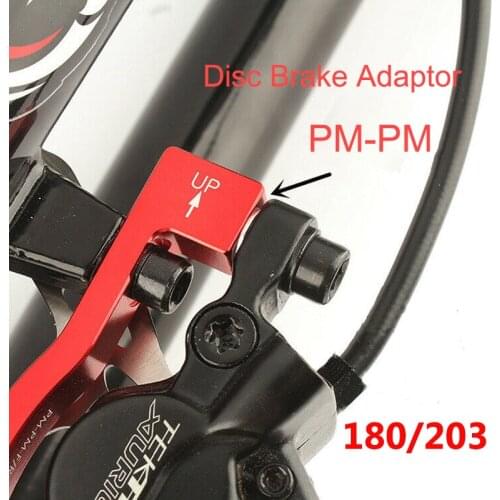 180/203mm Mountain bike disc brake converter Front Rear Post Mount Rotor MTB Bicycle Disc Brake Caliper Adapter