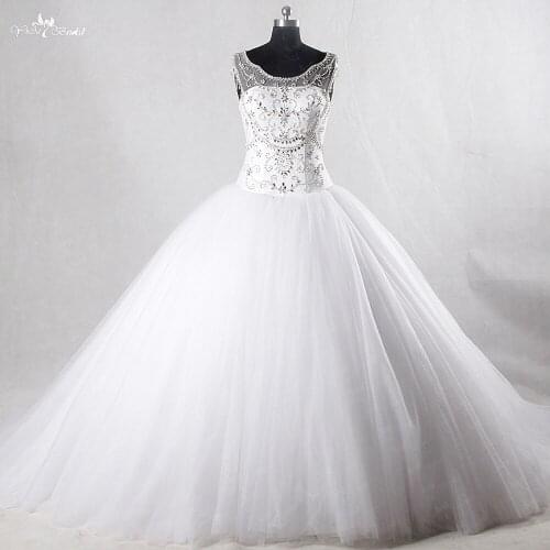 RSW1424 Yiaibridal Real Job Cap Sleeves Crystal Beaded China Bridal Gowns