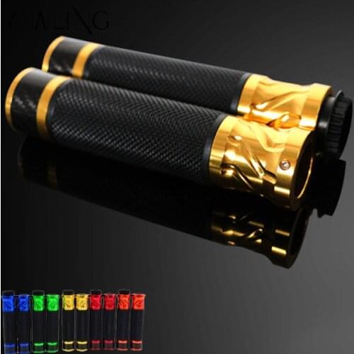 7/8" 22MM CNC Motorcycle handlebar grip motorbike handle bar grips for Kawasaki yamaha honda ducati bmw Aprilia