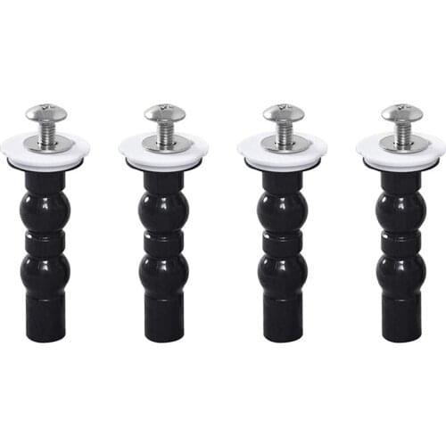 Toilet Seat Hinges Screws,Toilet Seat Screws Universal Toilet Seat Fixings Expanding Rubber Top Nuts Screws