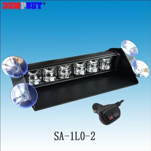 SA-1L0-2 High brightness LED visor hazard signal strip deck dash light emergency strobe light/LED Strobe Traffic Advisor Light