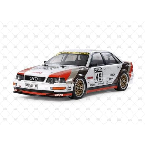 Tamiya 58682 1/10 Scale TT-02 Chassis Audi 1991 V8 Touring Remote Control Room Car Kit Ship by express at free