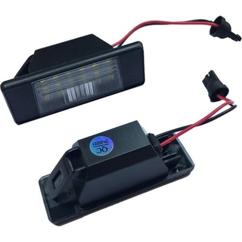 2pcs/set License Plate Light Lamp Housing Parking Light Car Modification Replacement Part For Nissan X-Trail Q50