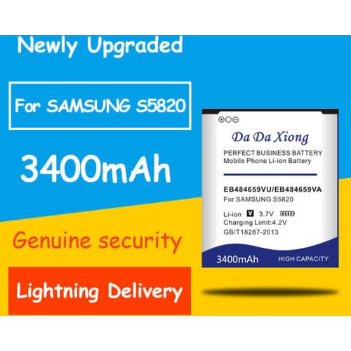 2019 new 3400mAh Battery EB484659VA EB484659VU for Samsung Galaxy S5820 I8150 W689 S5690 T759 I8350 S8600 M930 i110 R730 i677