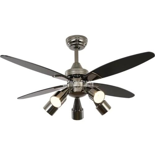 42SW-3004 48inch Creative Led Ceiling Fan Light Remote/Wall Control Led Pendant Fan With Light Lamp Head Angle Adjustable 220V