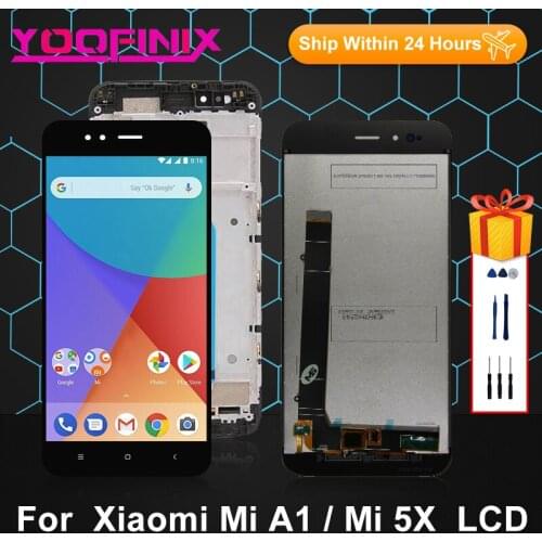 5.5" Original For Xiaomi Mi A1 Display Touch Screen Digitizer Replacement Parts For Mi 5X LCD Display MDG2 MDI2