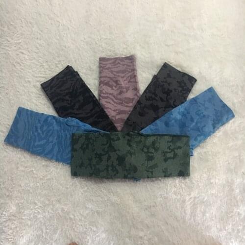 6 Color Women Yoga Seamless Leggings High Waist Gym Energy Camouflage Tiger Skin Pattern Girl/Female Sport Workout tights Pants