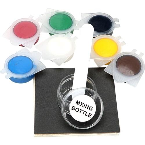 Auto Care 7 Colors Damage Area Repairing Leather Vinyl Repair Kit Car Maintenance Tool For Car Seat Scratch Cracks Rips