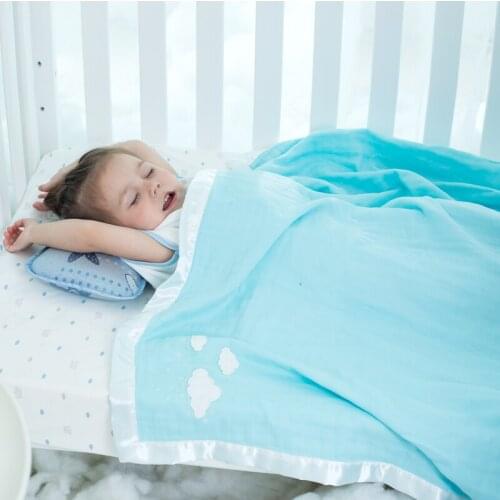 YDBB 120*120CM summer blanket gauze cover envelop for newborn baby etamine material