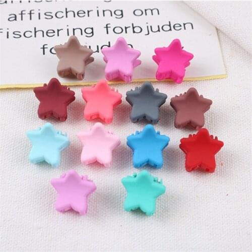 30 PCS Mini Hairpins New Kids Children Hair Accessories Hairpins Baby Flower Star Headwear Hair Pins Girl Headdress