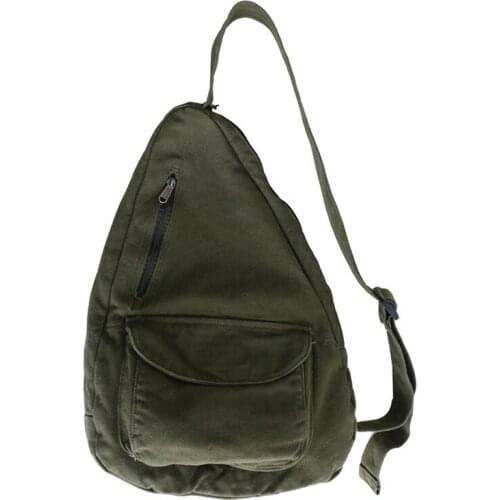 Womens Fashion Bag Teenager Shoulder Chest Bag Teen Canvas Bag Womens Handbag Backpack Girls Satchel Pack