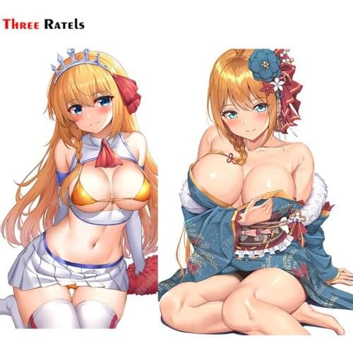 Three Ratels A725 Pecorine Princess Connect Car Stickers And Decals Anime Vinyl Materal Waterproof Protected