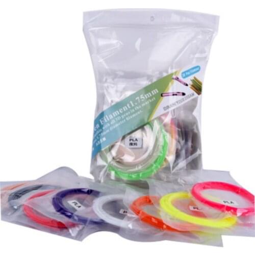 200M(20colors*10m)3D Pen Filament PLA 1.75mm For 3D Printer Printing Drawing Pen Supplies 3D Printing supplies free shipping