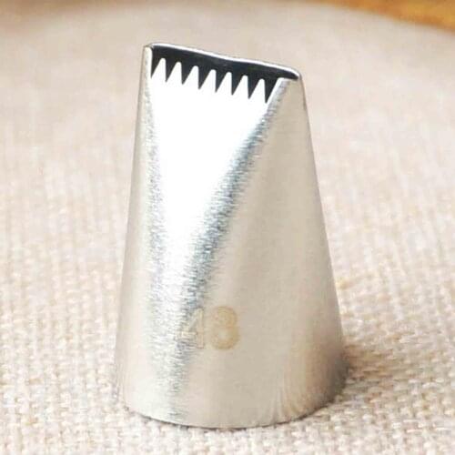 #48 Basket Weave Piping Nozzle Basketweave Decorating Tip Nozzle Baking Tools For Cakes Bakeware Icing Tip Small Size