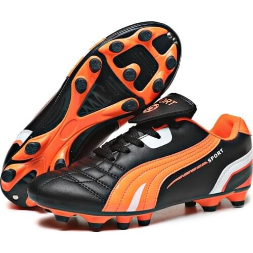 2021 new childrens mens football shoes high-quality outdoor football shoes professional training fashion