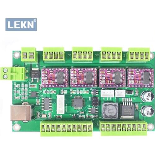 CNC/Laser Engraving Machine Control Board,CNC Shield,GRBL 1.1, USB Port,3 Axis Control,Offline Controller Board