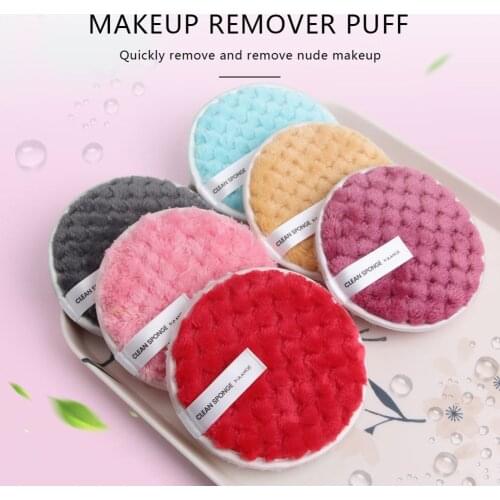 Portable Soft Cosmetic Puff Makeup Foundation Sponge Powder Puffs Professional Pineapple Round Shape Facial Makeup Tool