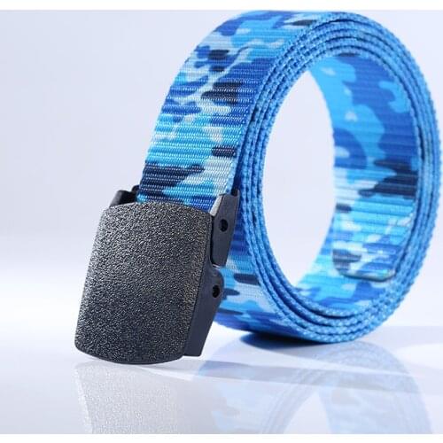 Drop shipping 2020 Hot Selling Designer Automatic Men Belt Camouflage Nylon Military Tactical Belt
