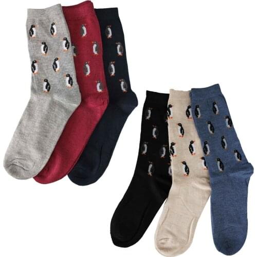 Funny Women Socks Fantasy Fashion Original Cartoon Funny Penguins
