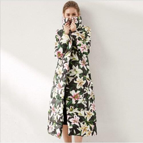 2020 Winter Over the knee plus size long Jacket Women Ultra Light 90% White Duck Down Coat Female Loose Parka Feather Down Coats