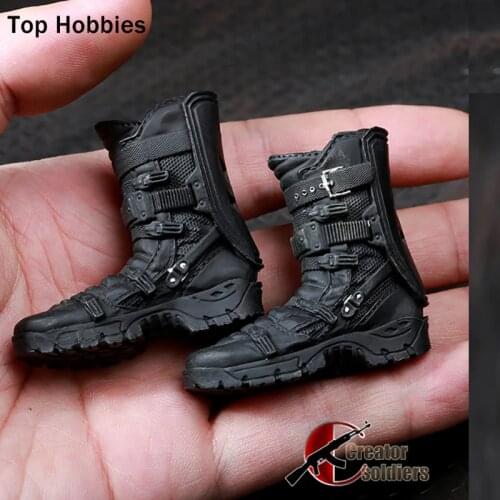 16 figure1:6 Scale Military Soldiers Combat Boots Toy Shoes With Joint feet For 12"Dolls Male Ph Body Action Figures Collectible
