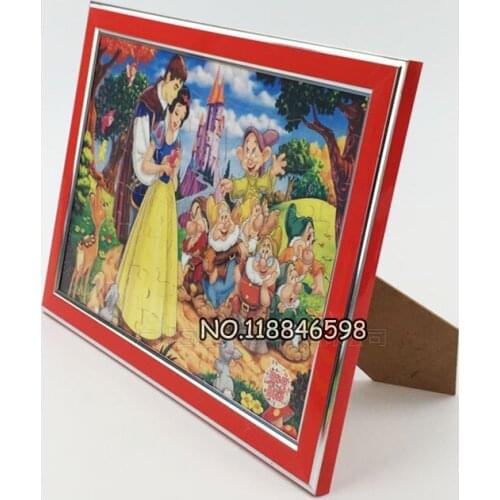 20pcs (10PCS A4 Jigsaw Frame with Bracket DIY Thermal Transfer Photo Frame+10PCS A4 Blank Transfer Puzzle)