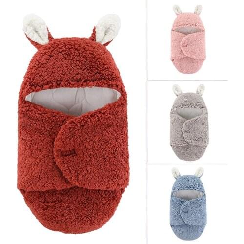 2021 Baby Sleeping Blanket For Girls Autumn Newborn Photography Props Winter Warm Boys Clothes 0-6 Months Home Blankets Infants