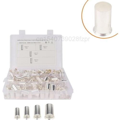 210 Four Specifications Boxed En Tubular Bare End Cold Pressed Tubular Terminal Blocks