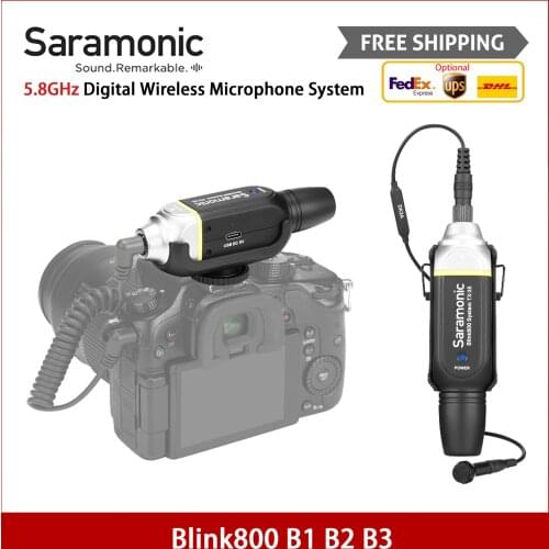 Blink 800 B1 B2 B3 5.8GHZ Digital Wireless Microphone System Professional Microphone For Electronic Instruments Cameras Mixers