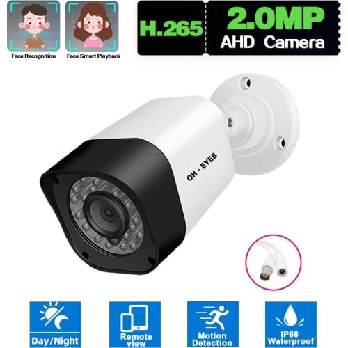 ONVIF CCTV Analog Camera with Motion Sensor Outside Waterproof 1080P 2MP AHD DVR Security Camera Surveillance System XMEYE BNC
