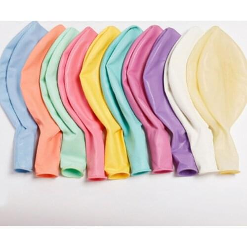 Macaron Pastel Large Balloons 36inch Round Inflateble Helium Latex Ballon Wedding Happy Birthday Party Decoration New Year Decor