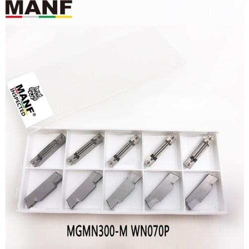 MANF Turning Tool Carbide Insert MGMN150 MGMN200 MGMN300 Cut Off Grooving Tool Carbide Insert For MGEHR1212 MGEHR2020 Holder