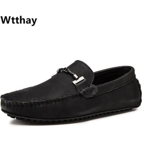 Mens Driving Shoes 2021 Men Split Leather Loafers Shoes Fashion Handmade Soft Breathable Moccasins Flats Slipe On Shoes