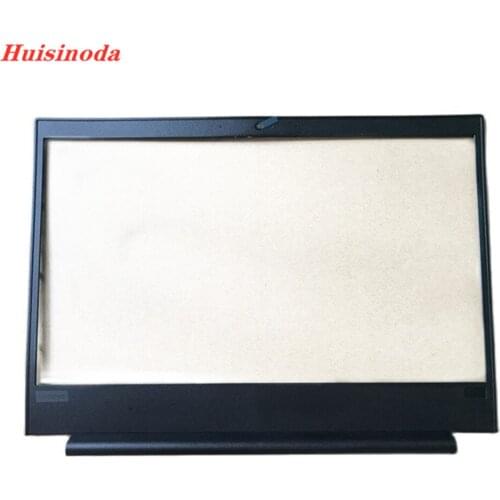 New Original Laptop for Lenovo ThinkPad E480 E485 E490 E495 Front Baffle Cover LCD Screen Frame B Cover with Camera hole 01LW155